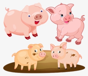 Pigs Clipart Picture Royalty Free Library - 4 Pigs Clip Art #325067