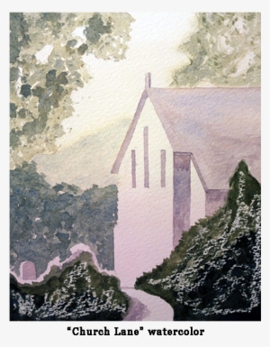 Churchlane - Landscape Painting #325335