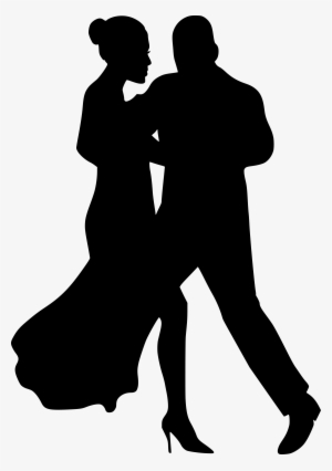 Clipart Dancing Big Image Png - Couple Dancing Silhouette Transparent #325505
