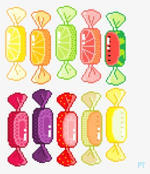 Pin By Karmin Amado On Pixel Art - Pixel Candy Transparent #325671