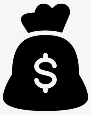 Money Bag - - Dollar Sign Black Png #325690