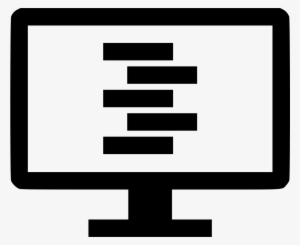Computer Monitor Screen Code Lines Program Comments - Programming Tech Logos Black And White #325853