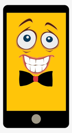 Smartphone, Tablet, Emoji, Yellow, Funny, Joy, Emoticon - April Fool Quotes In Hindi #325876