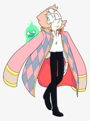 Png Library Pearl As Howl And Peridot As Calcifer From - Howl's Moving Castle Steven Universe #325898