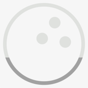 Roll On Over And Join The Party - White Bowling Ball Png #326712