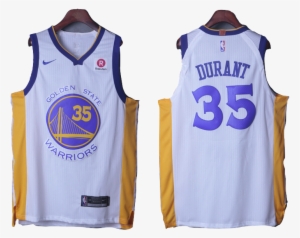 Golden State Warriors Jersey - Warriors #35 Kevin Durant Yellow Jersey - S #326864