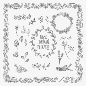 Image Transparent Download Flower Leaf Euclidean Pattern - Calligraphy Border #327175