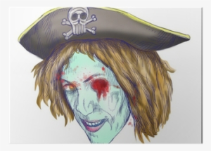 Portrait Of An Undead , Hand Drawing Poster • Pixers® - Drawing #327407
