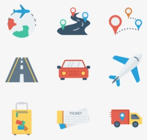 Travels & Tours 120 Icons - Clip Art #327663