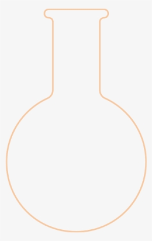 Icon Orange Beaker - Glass Bottle #327929