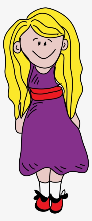 Clipart - Blonde Girl Clip Art #328262