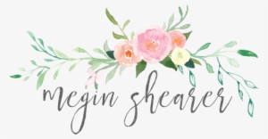 Megin Shearer Megin Shearer - Neutrals Flowers Clip Art #328557