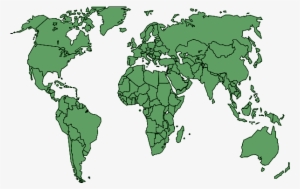 World Map Png - Africa And North America Map #328686