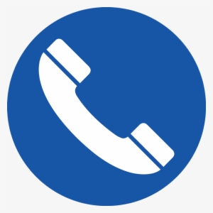 Phone Icon Circle Ltblue - Update International S69b-7bk - Telephone Braille Sign #328777