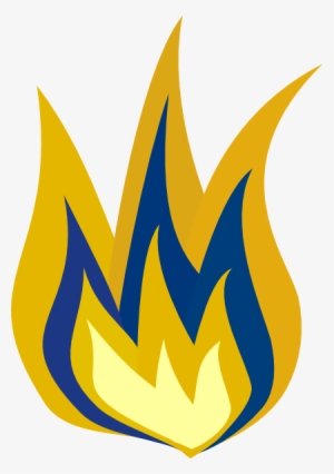 Blue And Yellow Fire Png - Portable Network Graphics #328844