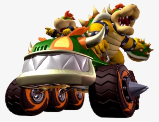 Mario Kart Double Dash-bowser And Bowser Jr - Mario Kart Bowser Kart #328871