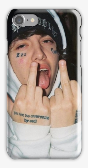 Lil Xan Rapper Betrayed Xanarchy Iphone 7 Snap Case - Lil Xan Middle Fingers #329200
