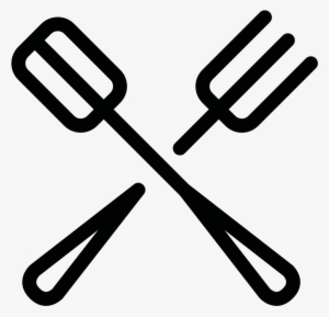 Food Utensils Spatula Fork - Kife And Fork Crossed Icon Png #329558