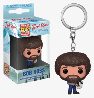 Bob Ross Funko Pop Keychain #329719