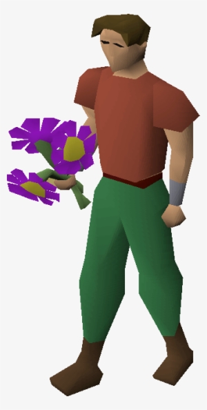 Purple Flowers Equipped - Runescape Flowers #329878