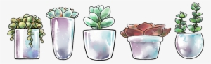 “ Some Big Transparent Succulents For All Your Nature - Succulent Drawing Transparent #329903
