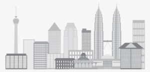 Bleed Area May Not Be Visible - Kuala Lumpur City Skyline Illustration #329922