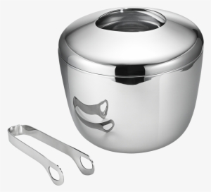 Georg Jensen - Sky Ice Bucket & Tongs #3200470