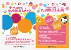 Bubble Land Is The Children's Playground Which Is Unique - Playground Leaflet #3200567