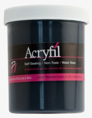 Ipi Acryfil Black 8oz Acrylic Paint - Chocolate #3200714