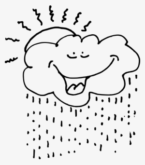Rain Clip Art Black And White #3200910