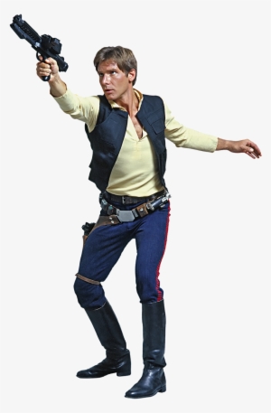 Star Wars Clipart Han Solo - Fathead Star Wars Han Solo Wall Graphic #3201189