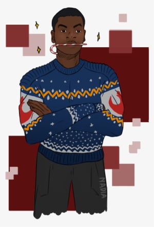 “if Star Wars Characters Wore Ugly Sweaters - Poe Dameron #3201303
