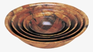 Update International Round Wood Salad Bowl #3201344