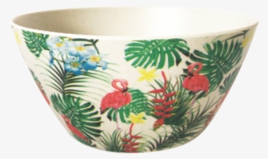 Bright Flamingo Salad Bowl 25cm - Bowl #3201347