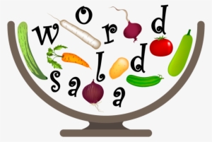 A Graphic I Created In Adobe Illustrator Depicting - Word Salad #3201840