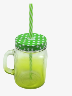 Zb Mason Jar In Green Gradient - Mason Jar #3201861