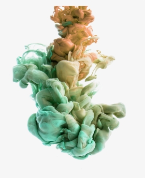 Gradients Color Ink Decoratives - Color Drops In Water #3202322