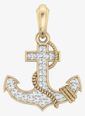 Anchor Charm In Gold - Charm Bracelet #3202376