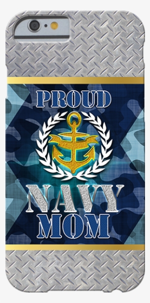 Proud Navy Mom Gold Anchor Leaf Phone Case - Vexilloid Of The Roman Empire #3202561
