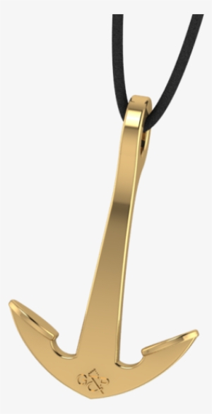 Gold Anchor Necklace - Silver #3202566