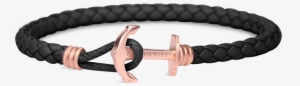 Ankerarmband Phrep Lite Ip Rose Gold Schwarz - Bracelet Ancre Paul Hewitt #3202778