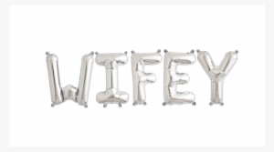 16 Inch Letter W - Silver Air-filled Foil Balloon #3202802