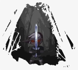 Dark Link In The Wind Waker Style - Illustration #3202993