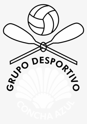 Concha Azul Logo Black And White - Concha #3203827