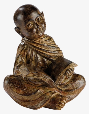 Reading Buddha Statue - Bronze #3204334