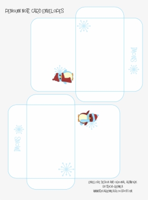 Penguin Mini Note Cards - Christmas Day #3204815