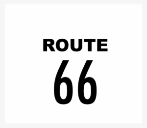 Free Vector Route 66 Clip Art - T Shirt #3204864