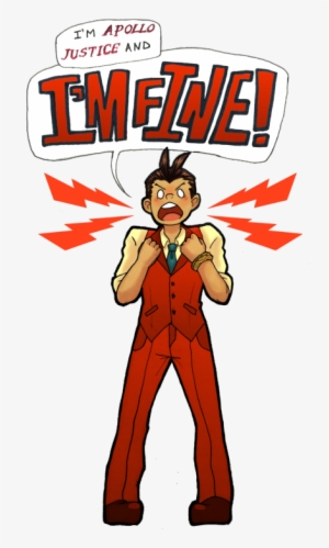 I Figured Out How To Rip The Lineart From Traditional - I M Apollo Justice And I M Fine #3205157