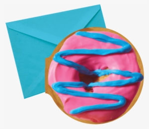 Blue And Pink Donut Scented Notecards - Iscream Sugarlicious! Frosting Scented Pink & Blue #3205331