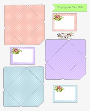 🐤 Tiny Spring Note Card Sets 🐤 - Motif #3205357